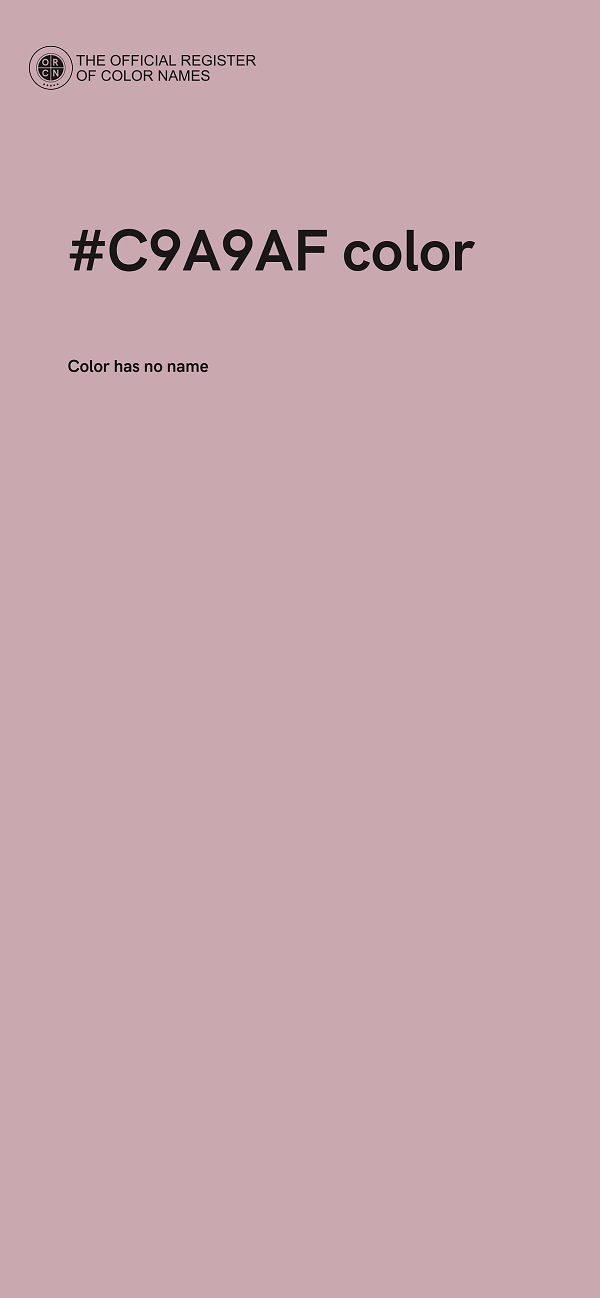 #C9A9AF color image