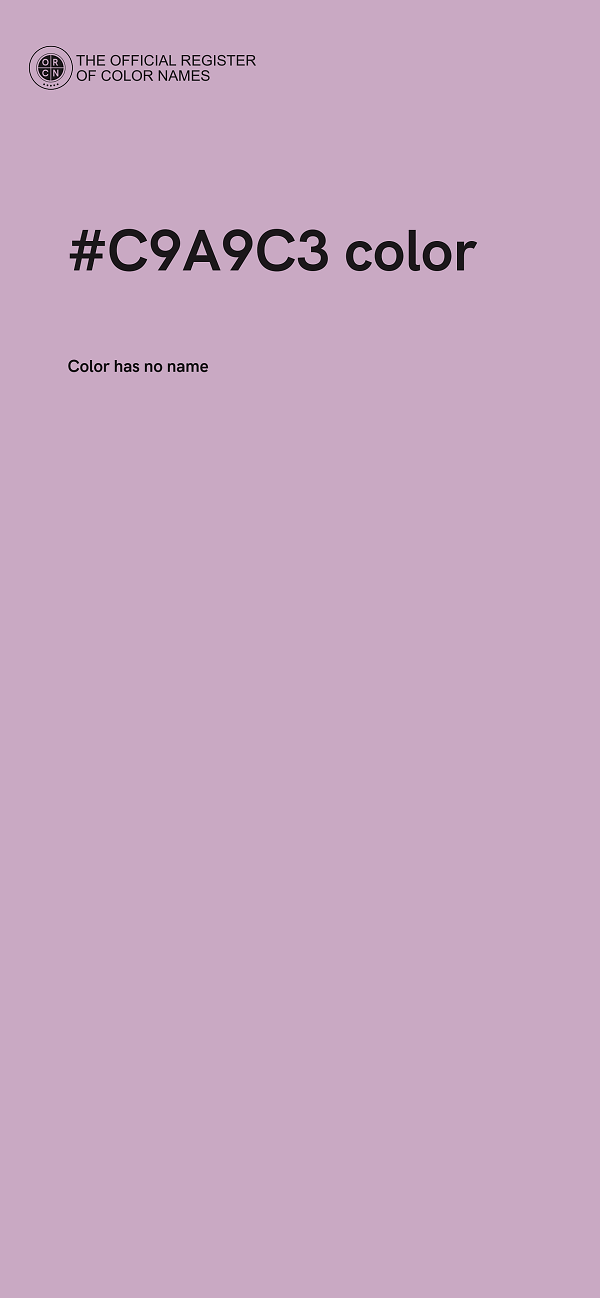 #C9A9C3 color image