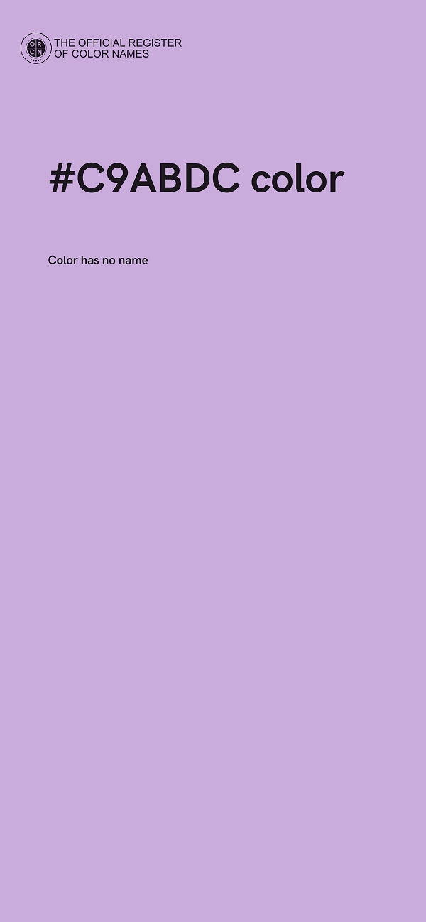 #C9ABDC color image