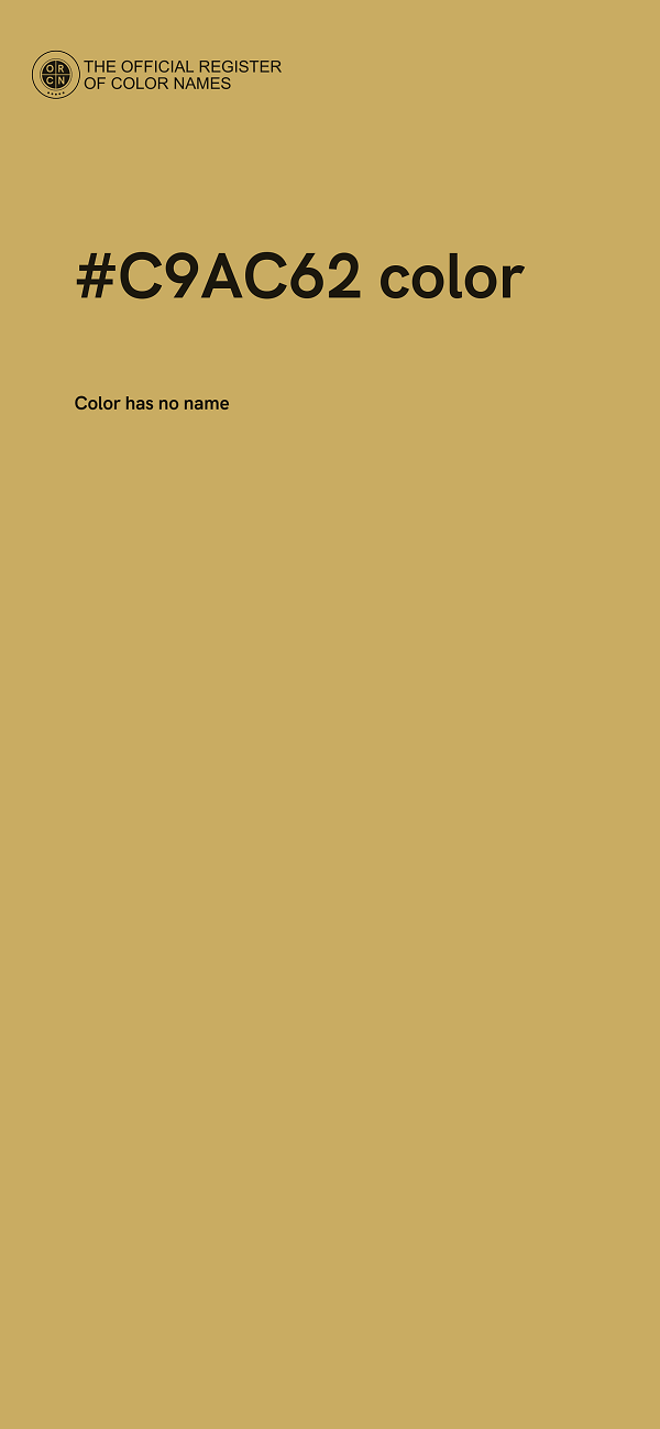 #C9AC62 color image