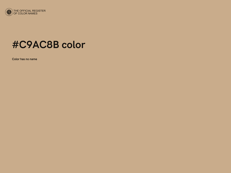 #C9AC8B color image