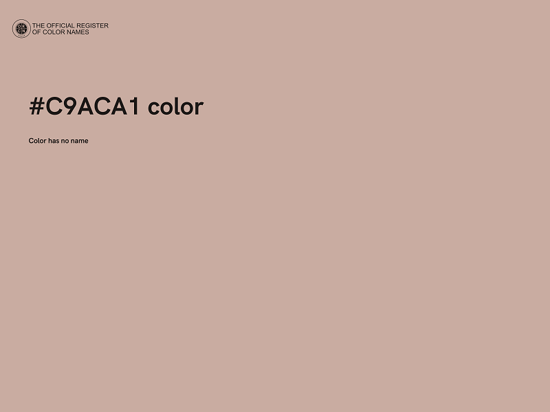 #C9ACA1 color image