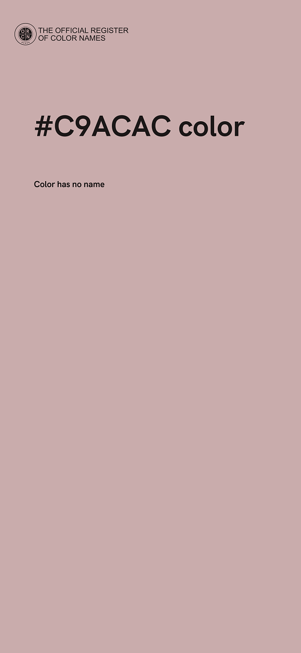 #C9ACAC color image