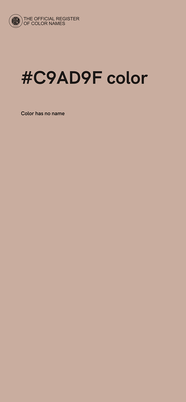 #C9AD9F color image