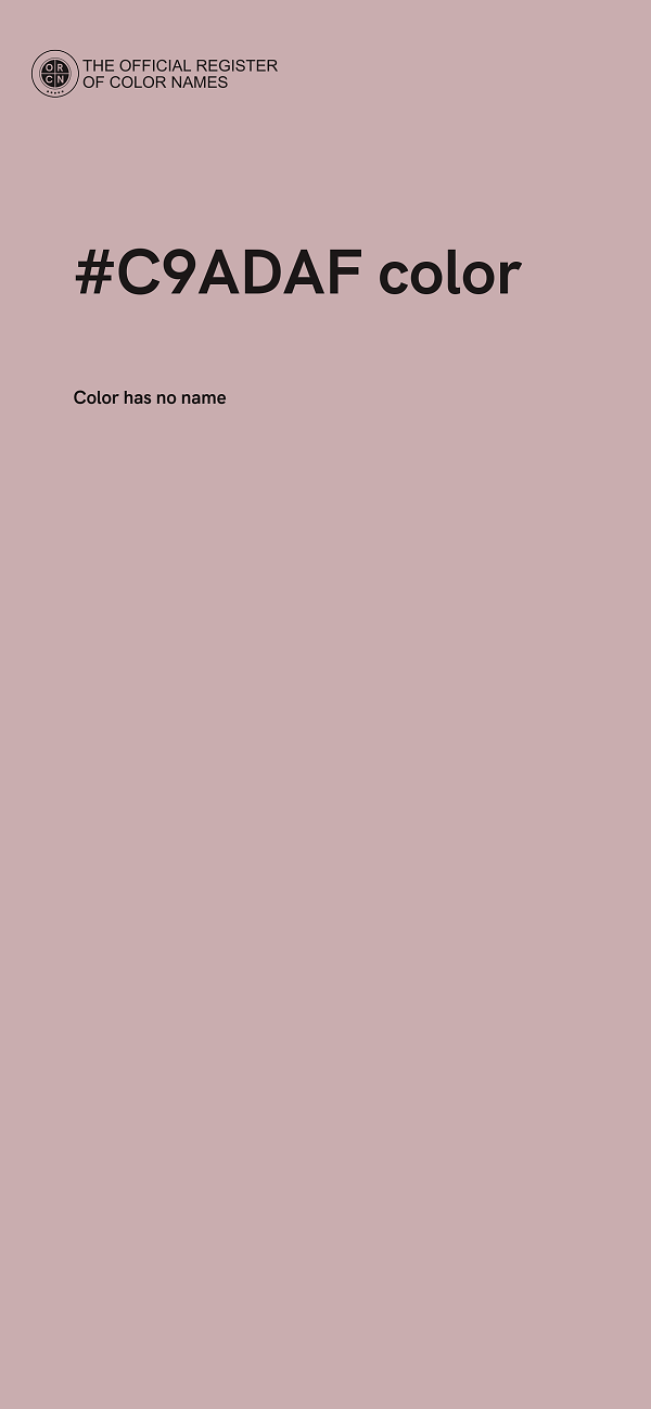 #C9ADAF color image