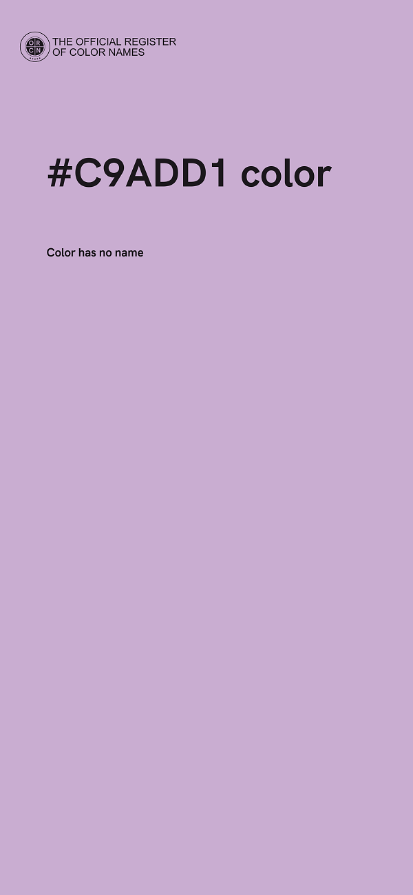 #C9ADD1 color image