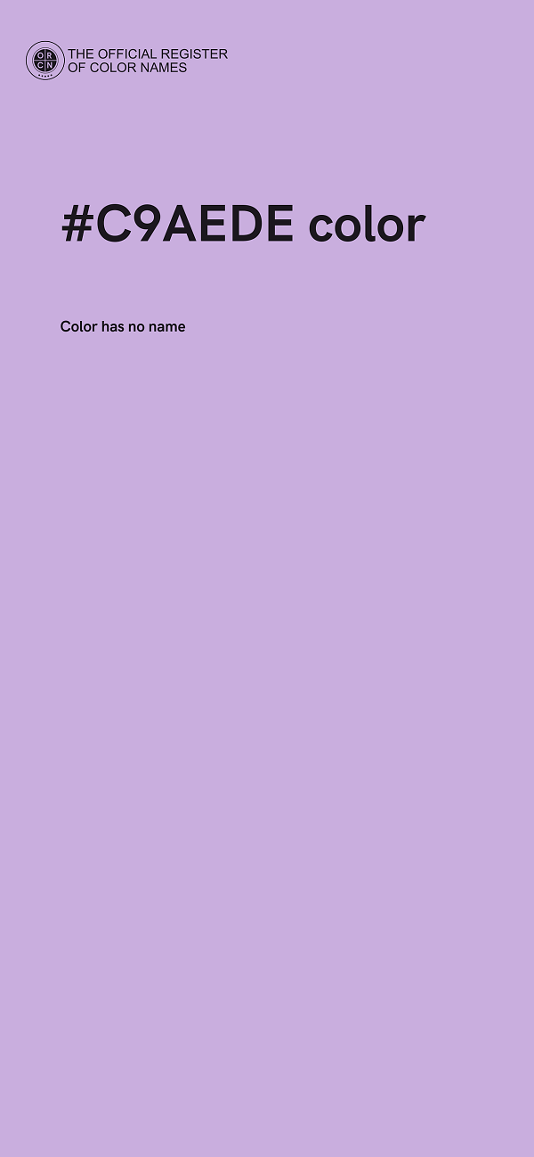 #C9AEDE color image