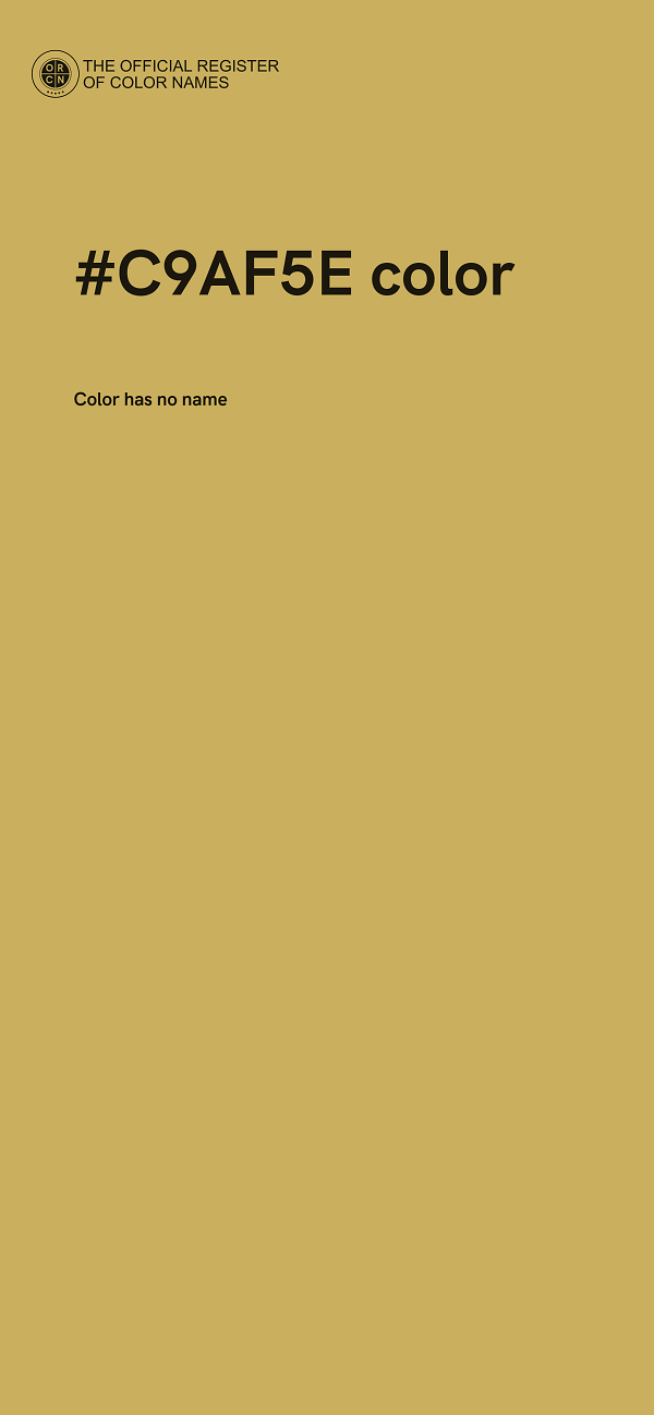 #C9AF5E color image