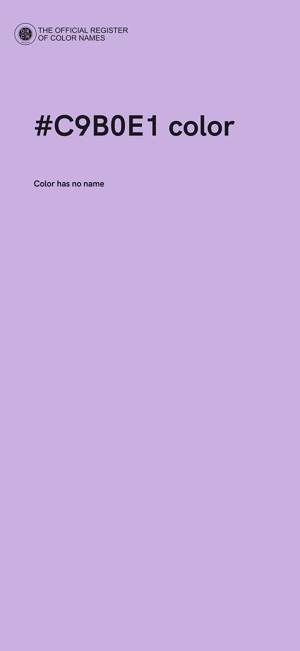 #C9B0E1 color image