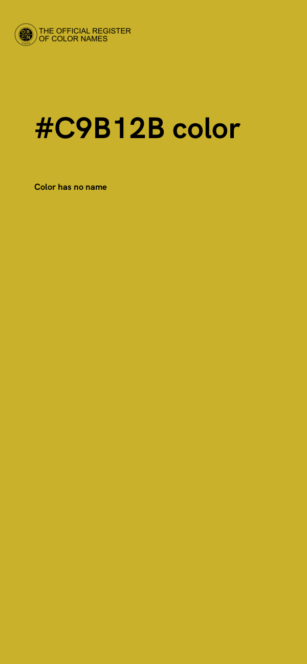 #C9B12B color image