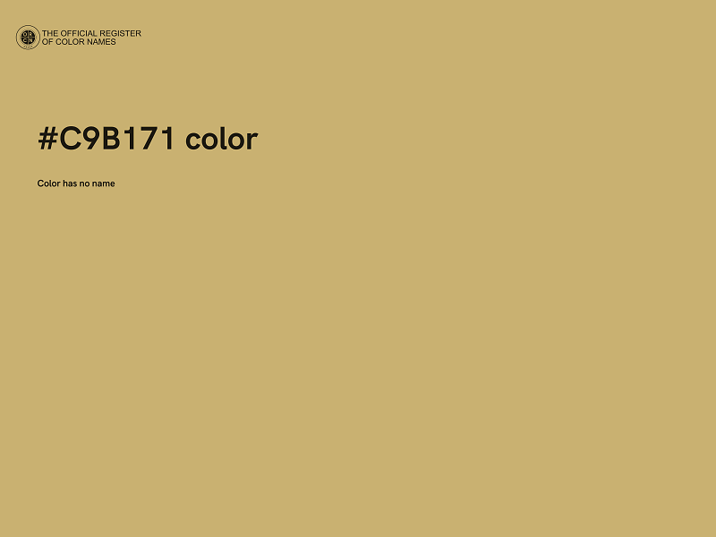 #C9B171 color image