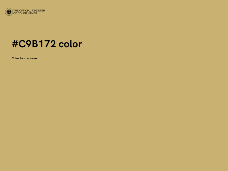 #C9B172 color image