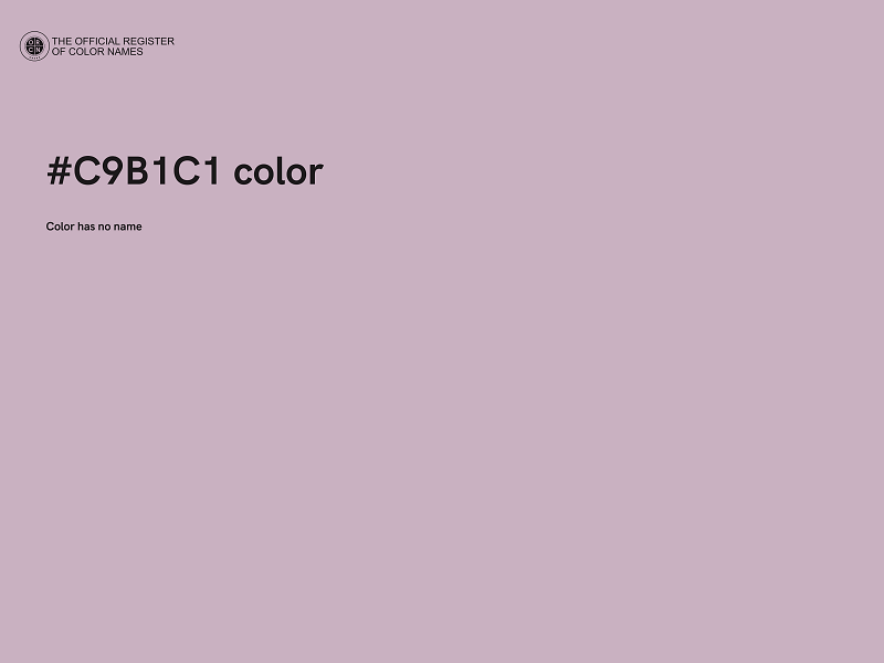 #C9B1C1 color image