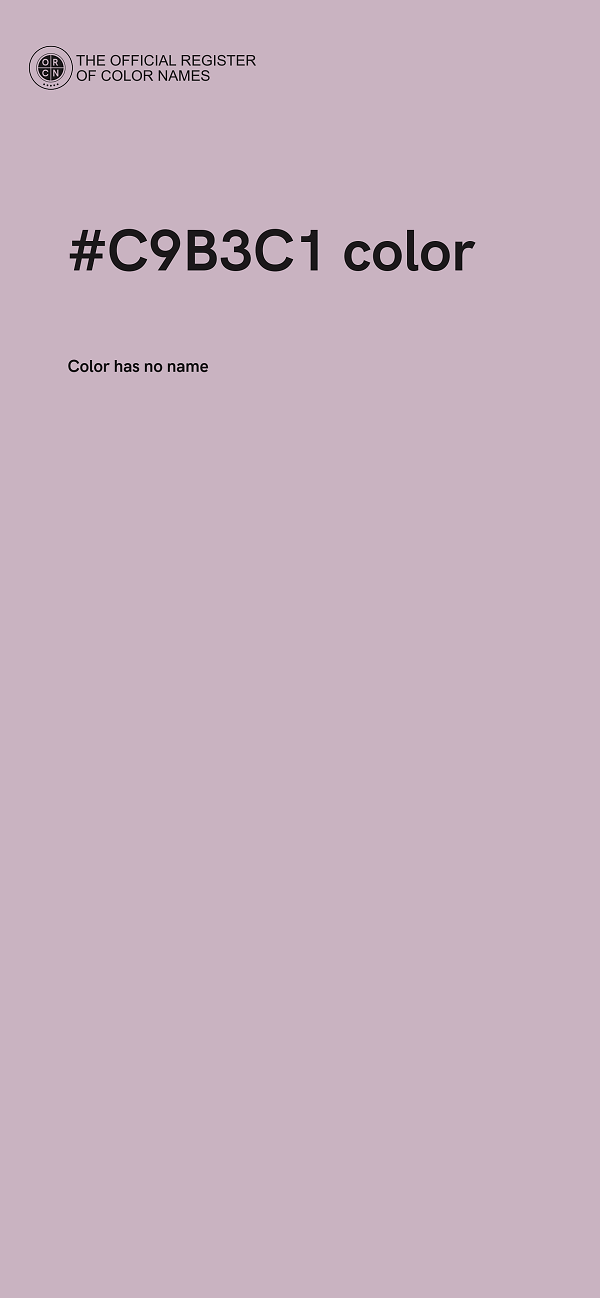 #C9B3C1 color image