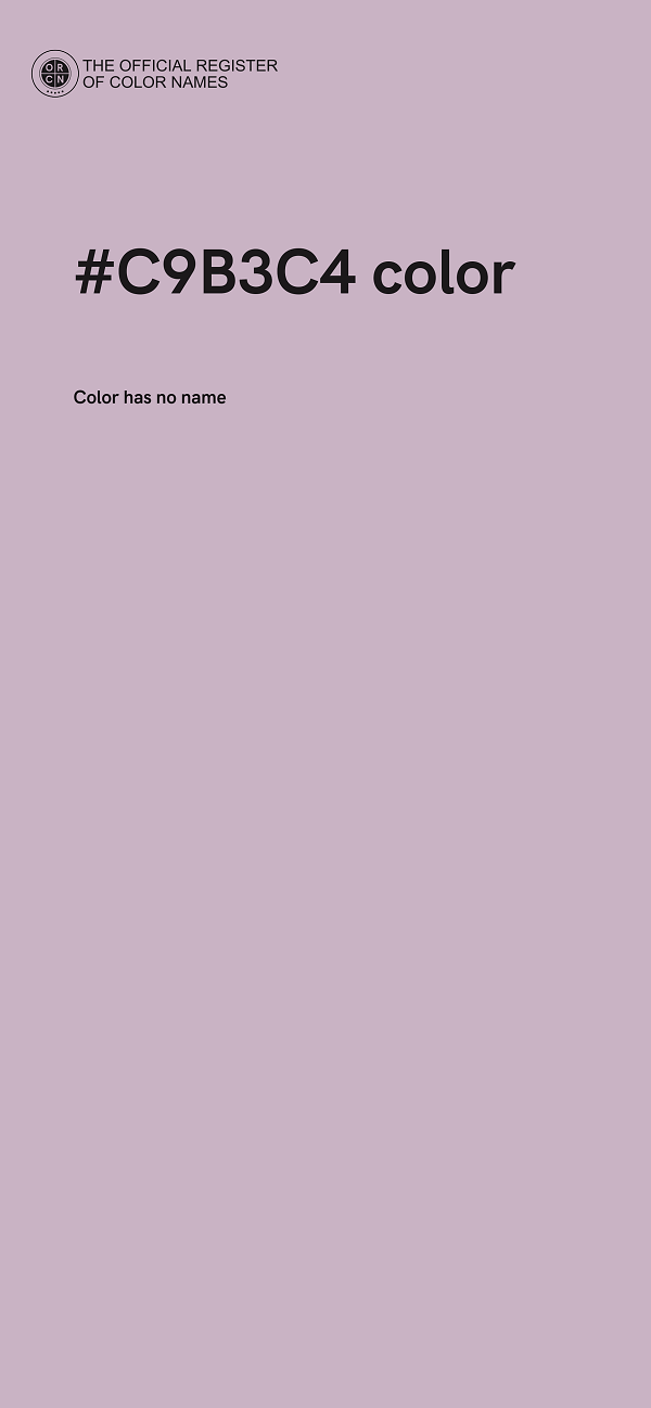 #C9B3C4 color image