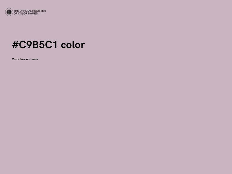 #C9B5C1 color image