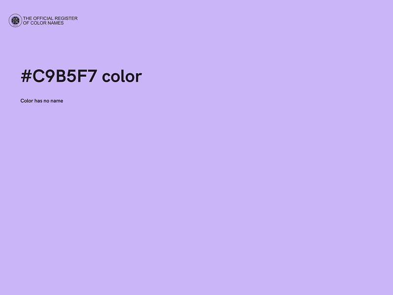 #C9B5F7 color image