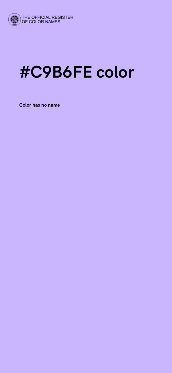 #C9B6FE color image