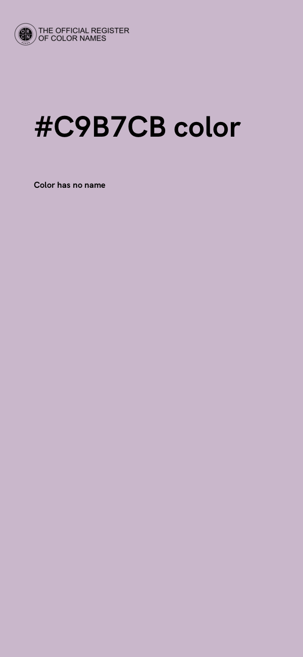 #C9B7CB color image