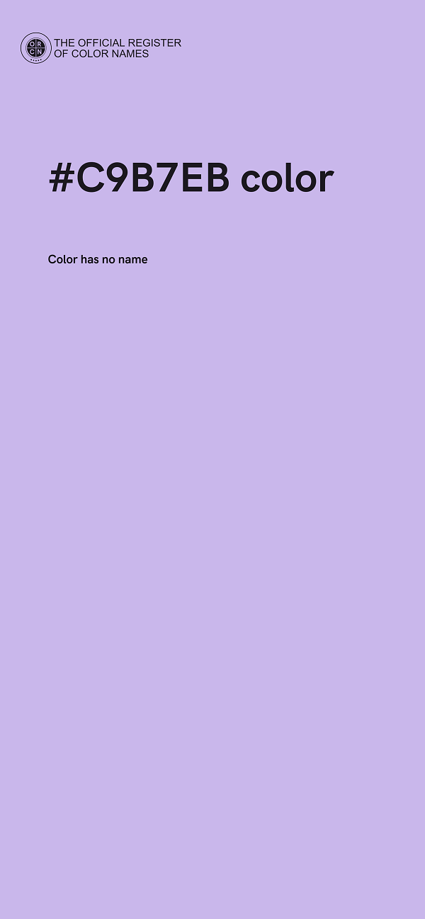 #C9B7EB color image