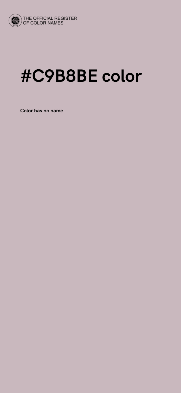 #C9B8BE color image