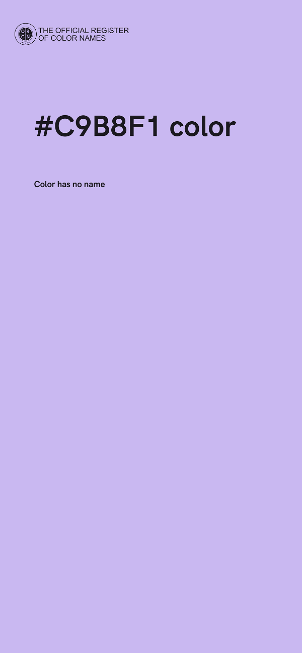 #C9B8F1 color image