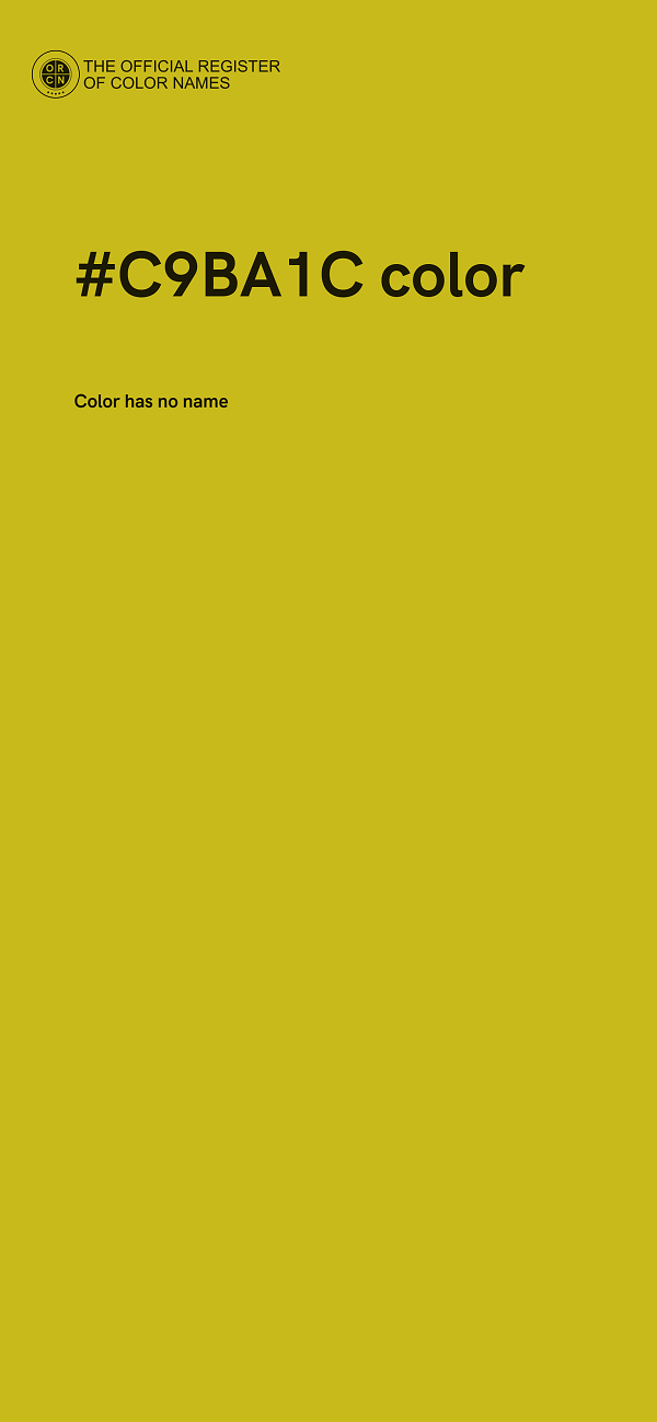 #C9BA1C color image