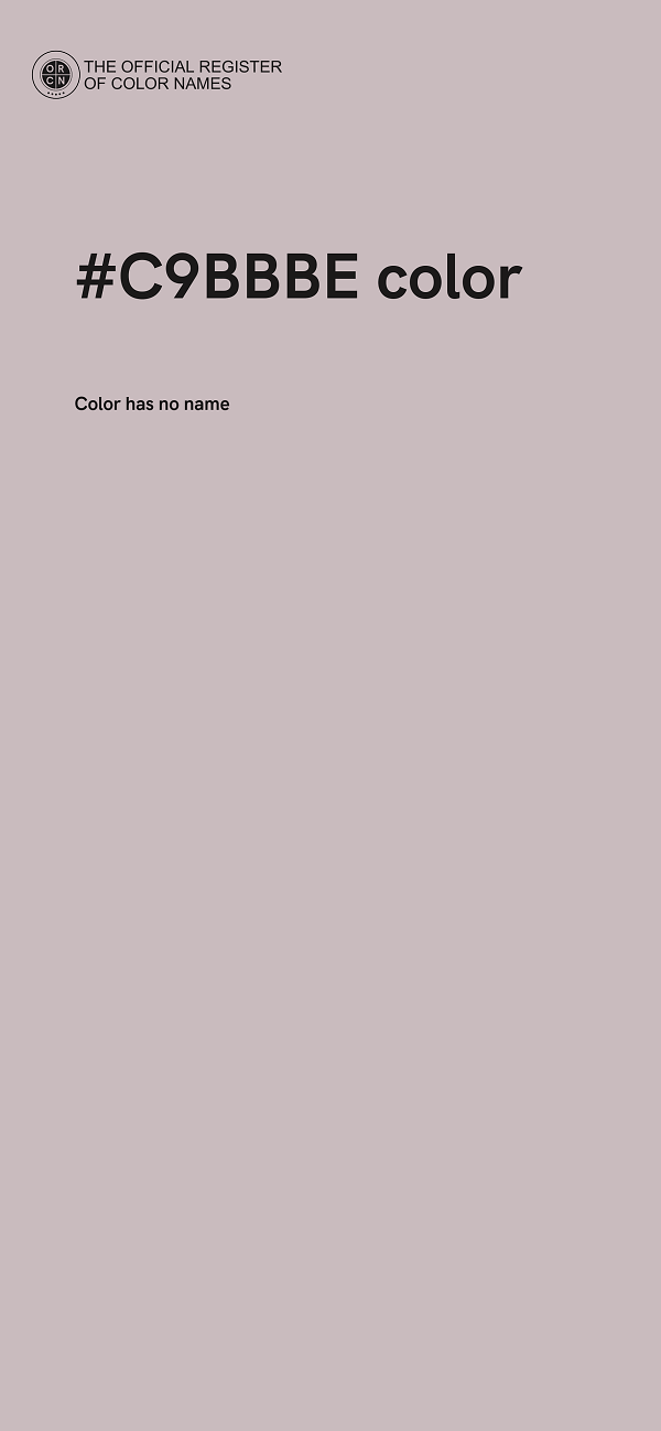 #C9BBBE color image