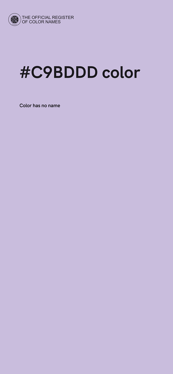 #C9BDDD color image