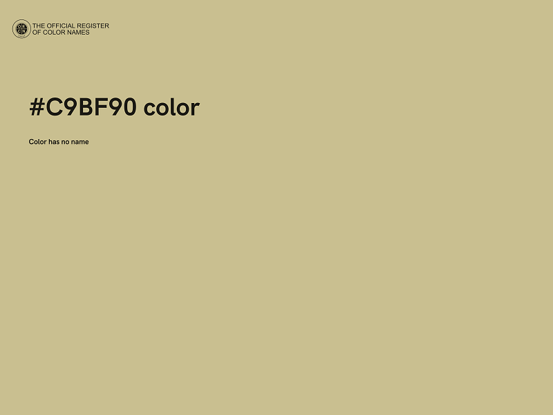 #C9BF90 color image