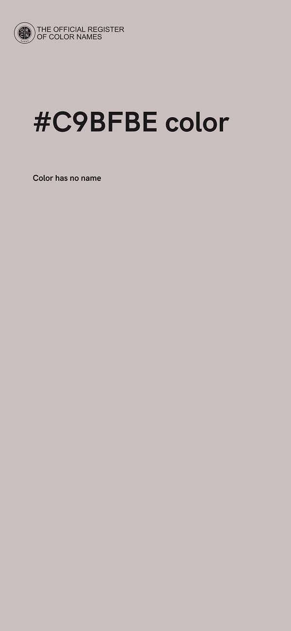 #C9BFBE color image
