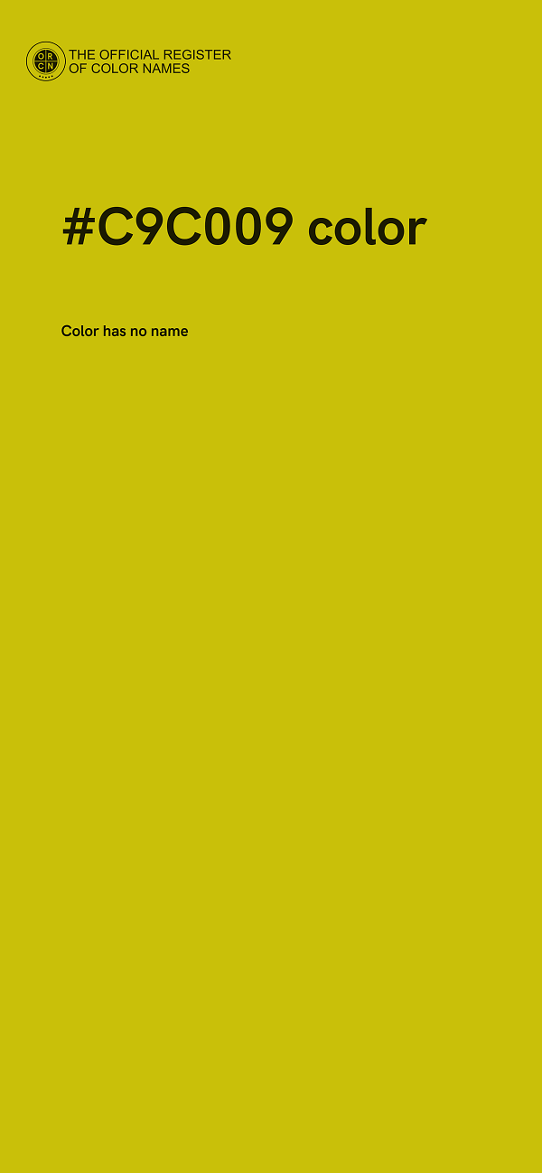 #C9C009 color image