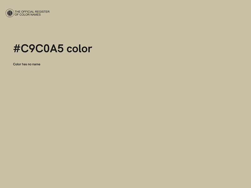 #C9C0A5 color image