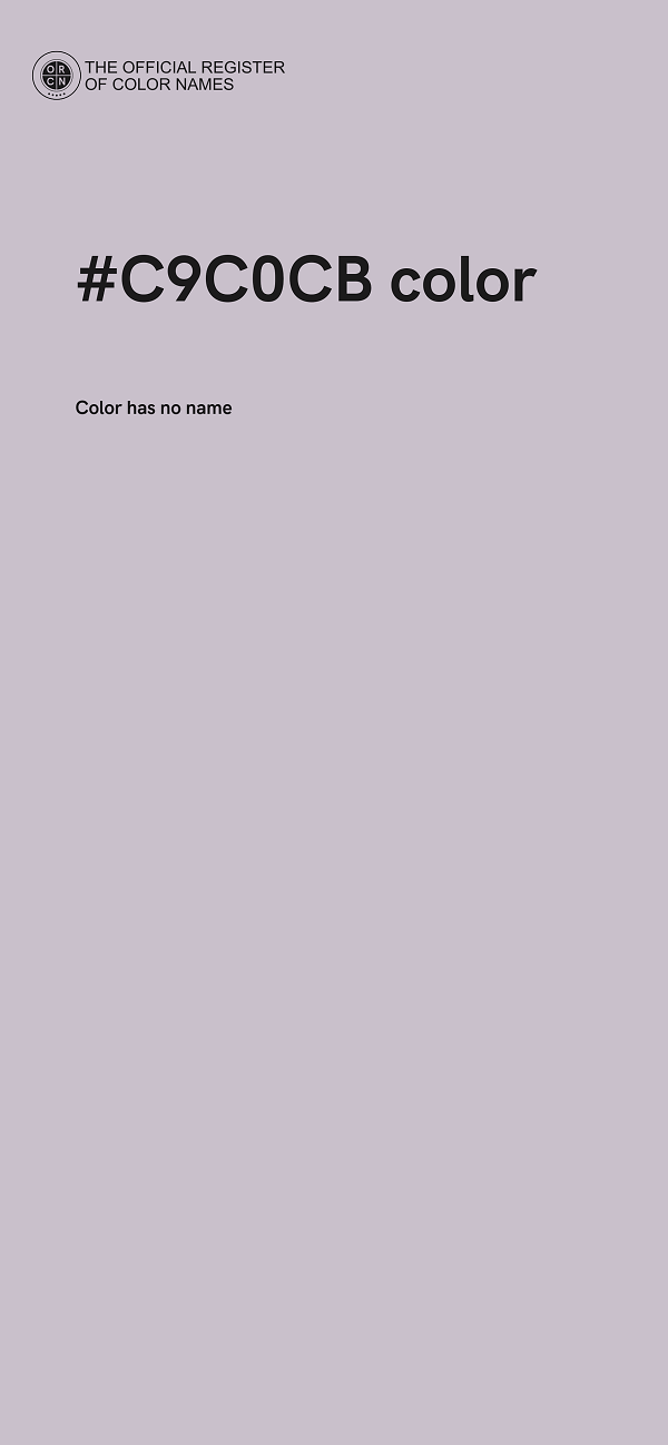 #C9C0CB color image