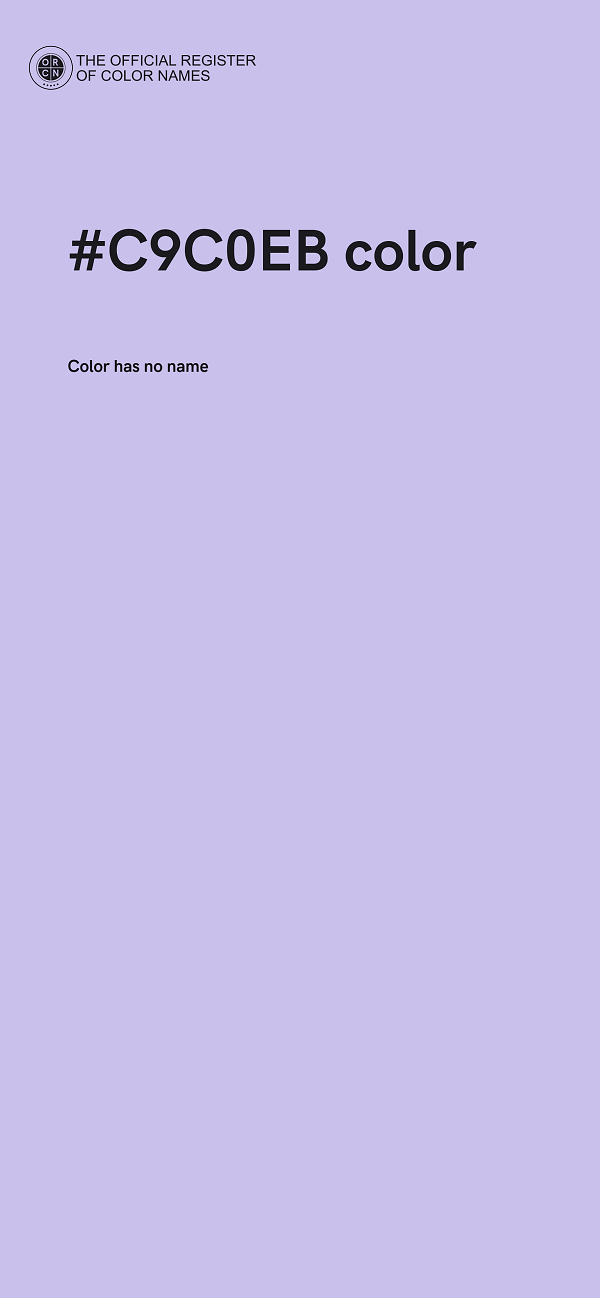 #C9C0EB color image