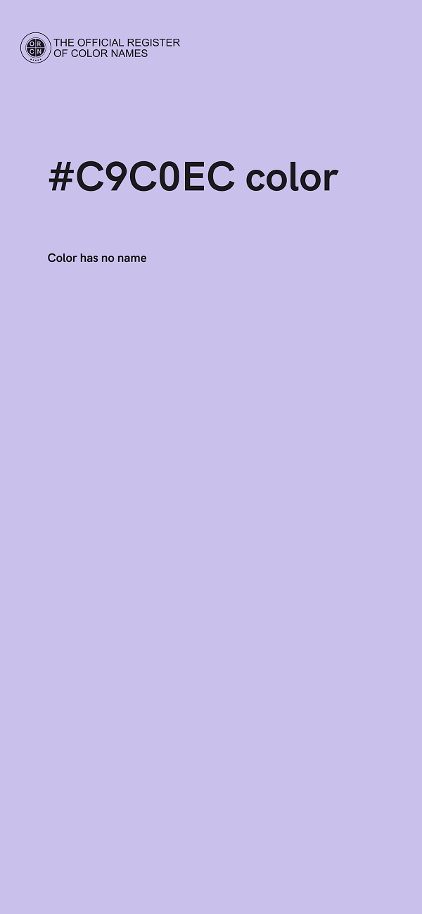 #C9C0EC color image