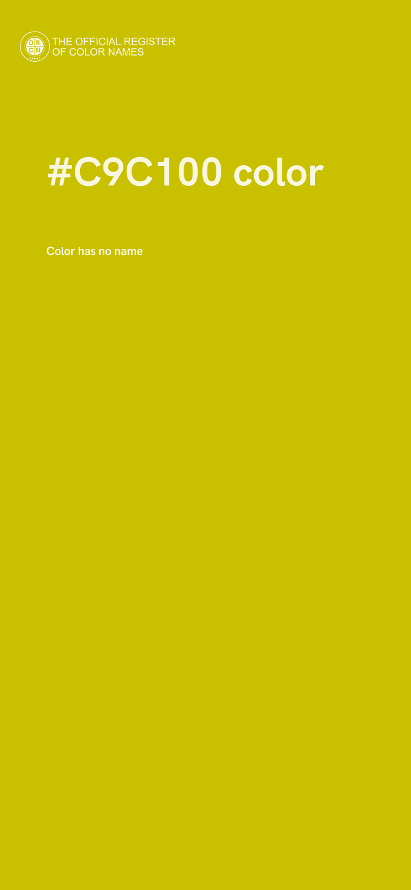 #C9C100 color image