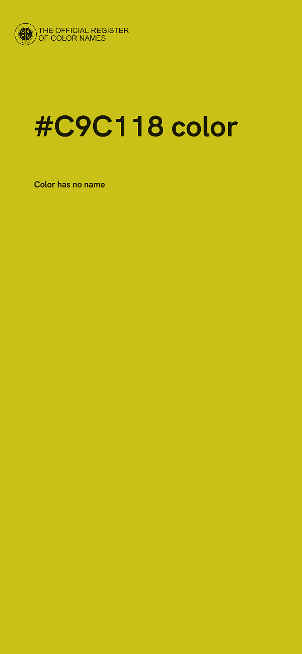 #C9C118 color image