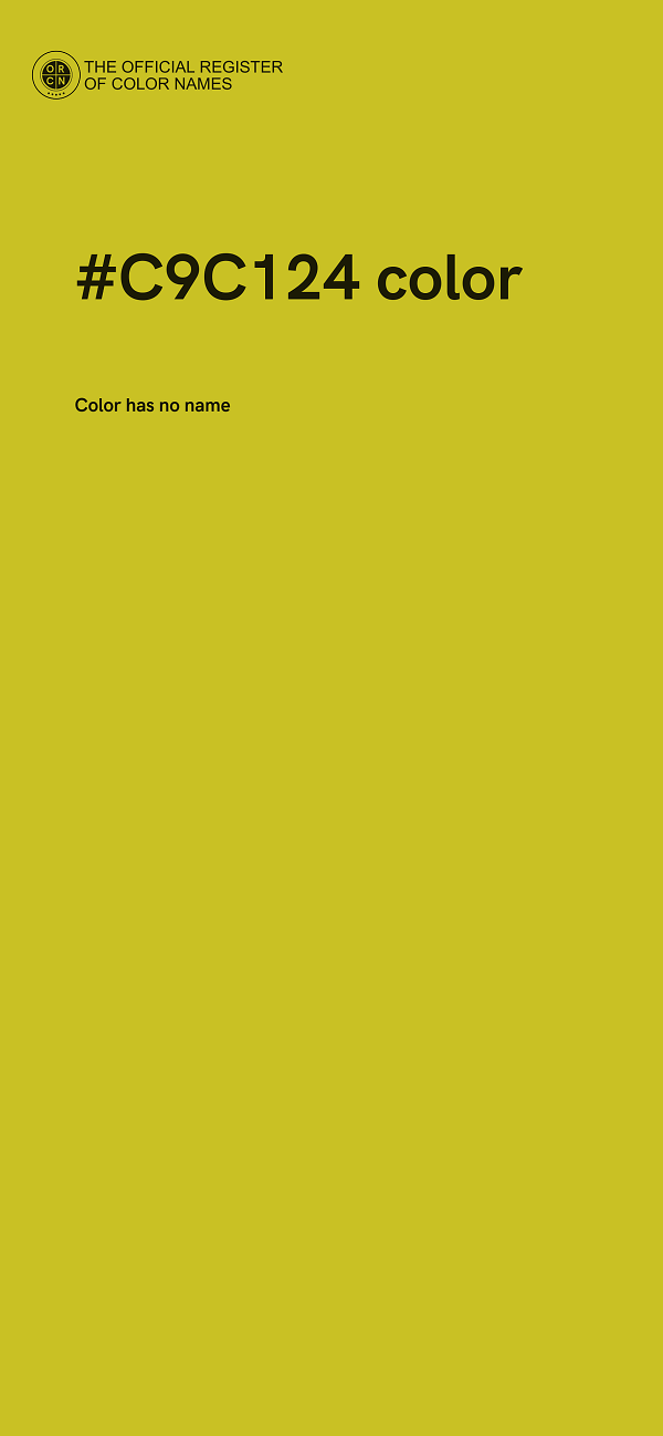 #C9C124 color image