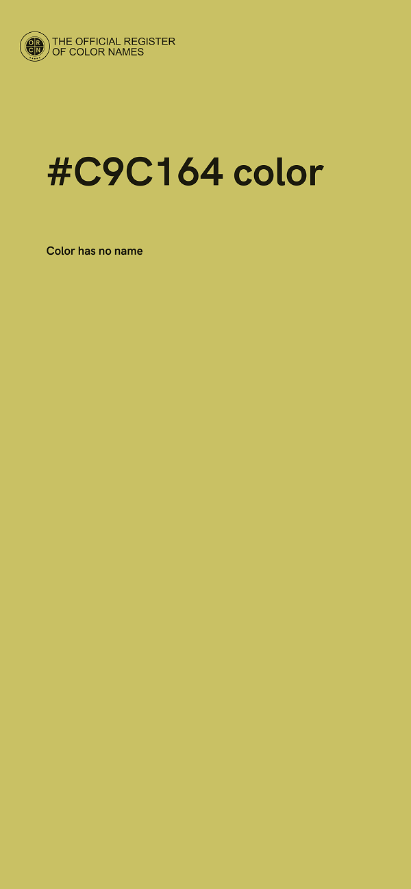 #C9C164 color image