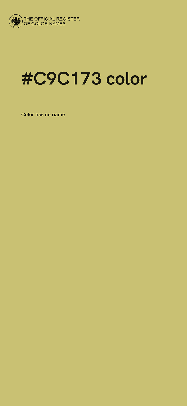 #C9C173 color image