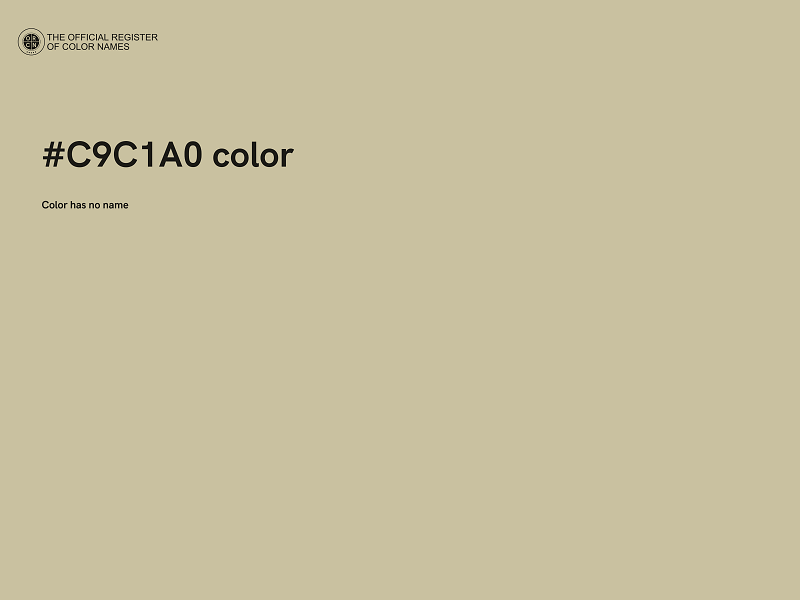 #C9C1A0 color image