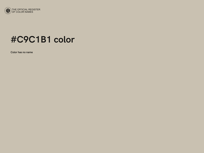 #C9C1B1 color image