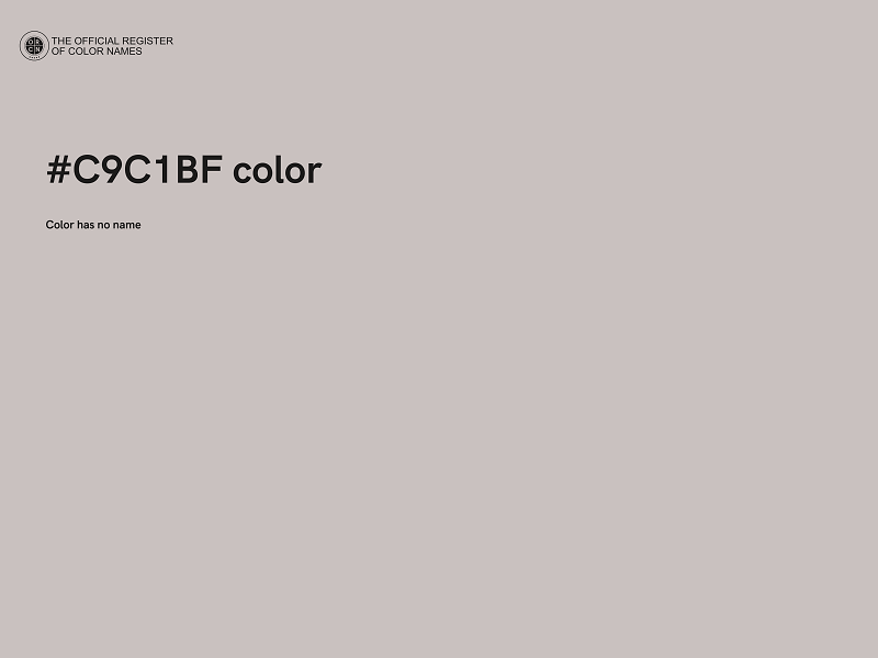 #C9C1BF color image