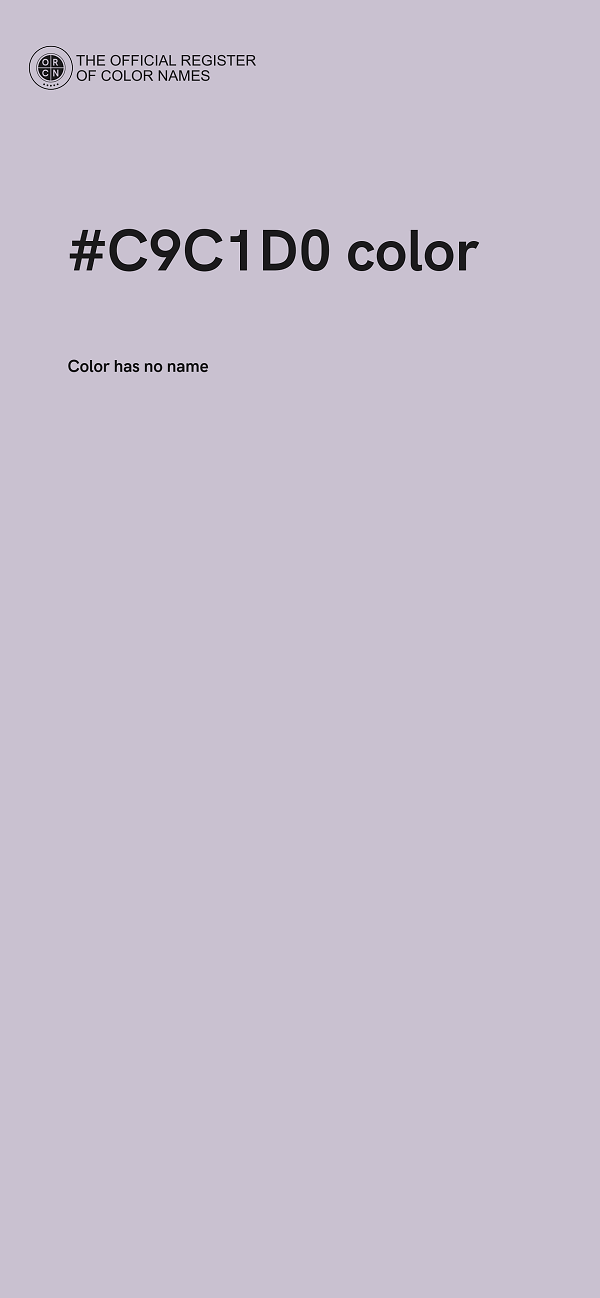 #C9C1D0 color image