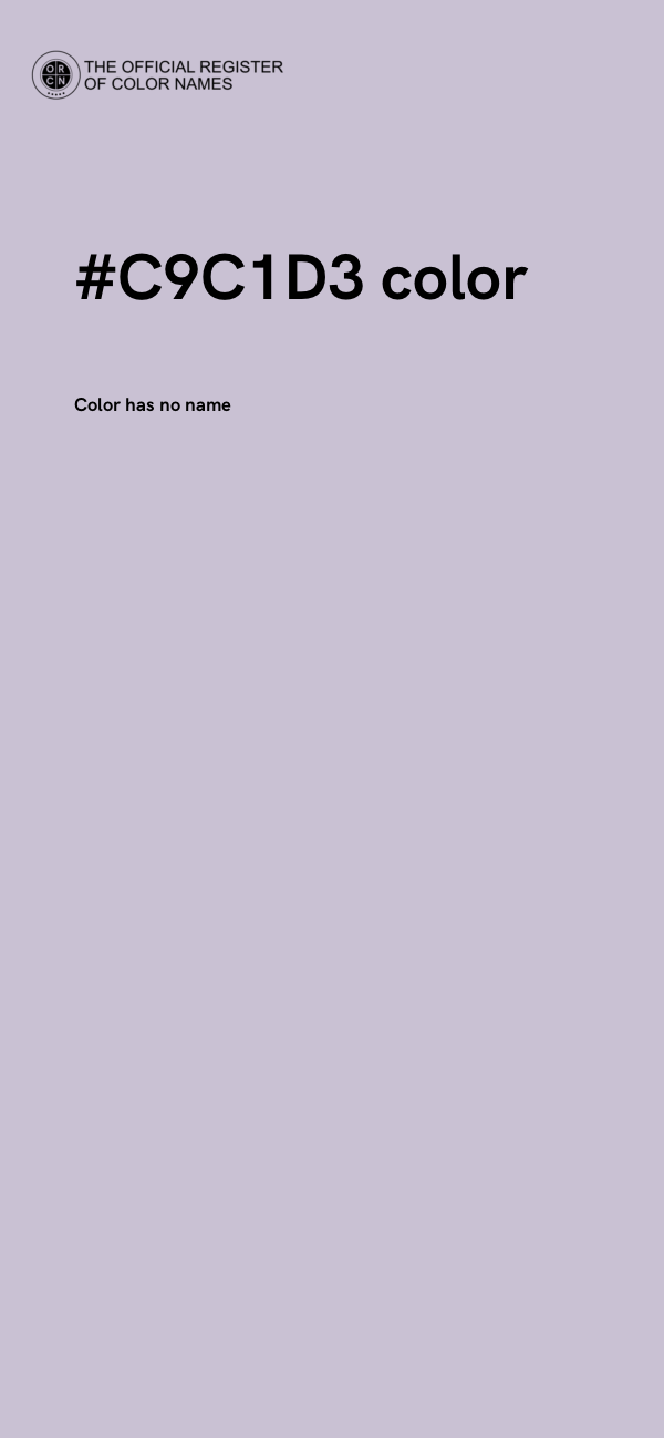 #C9C1D3 color image