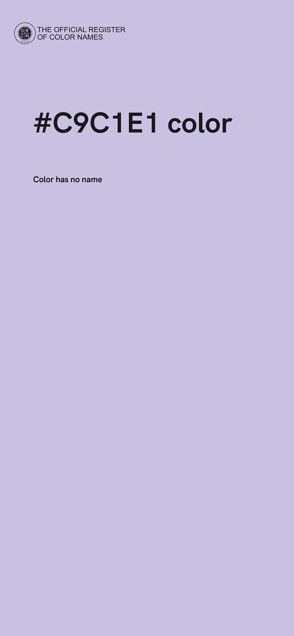 #C9C1E1 color image