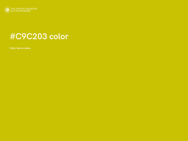 #C9C203 color image