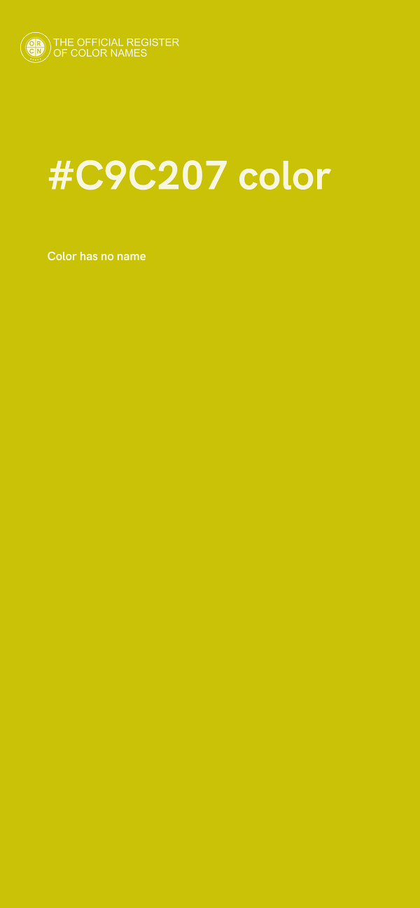 #C9C207 color image