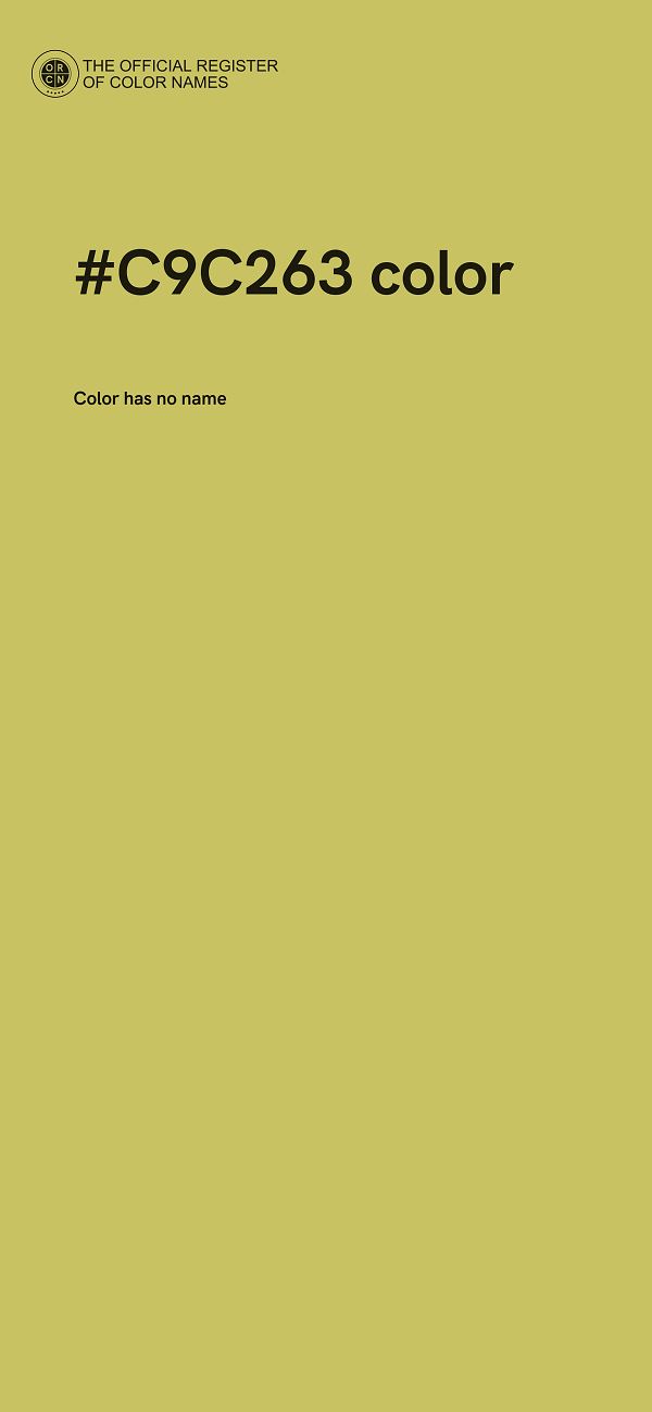 #C9C263 color image
